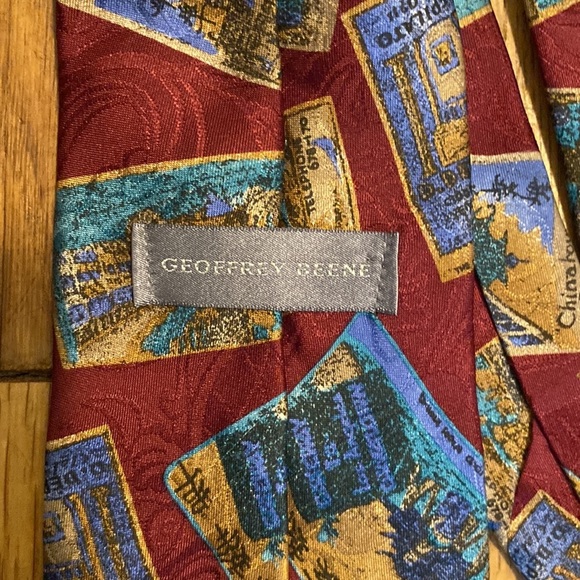 Geoffrey Beene tie 59” - Chinatown on Broadway   -bm - Picture 3 of 5